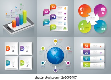 Infographic design template can be used for workflow layout, diagram, number options, web design. Infographic business concept with options, parts, steps or processes. Abstract background.