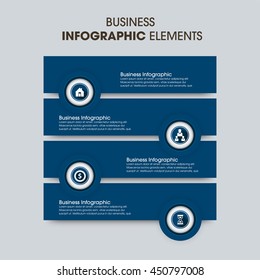 Infographic design template can be used for workflow layout, diagram, number options, web design. Infographic business concept with 10 options, parts, steps or processes. Abstract background.