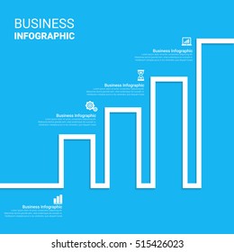 Infographic design template can be used for workflow layout, diagram, number options, web design. Infographic business concept, parts, steps or processes. Abstract background.