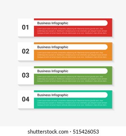 Infographic design template can be used for workflow layout, diagram, number options, web design. Infographic business concept, parts, steps or processes. Abstract background.