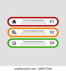 Infographic design template can be used for workflow layout, diagram, number options, web design. Infographic business concept with options, parts, steps or processes. Abstract background.