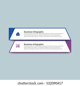 Infographic design template can be used for workflow layout, diagram, number options, web design. Infographic business concept with options, parts, steps or processes. Abstract background.