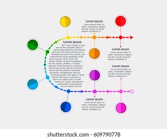 Infographic design template can be used for workflow layout, diagram, web design. Infographic business concept with triangle.