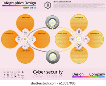 Infographic design template can be used for workflow layout, diagram, number options, web design. Infographic business concept with options, parts, steps or processes. Colorful Banner,ICONSET