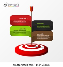 Infographic design template. Creative concept with 4 steps. Can be used for workflow layout, diagram, banner, webdesign. Vector illustration