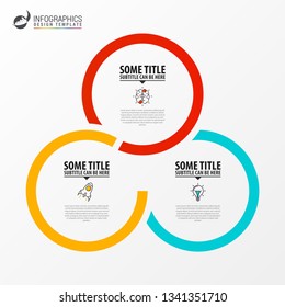 Infographic design template. Creative concept with 3 steps. Can be used for workflow layout, diagram, banner, webdesign. Vector illustration