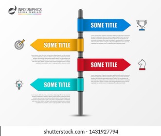 Infographic design template. Creative concept with 4 steps. Can be used for workflow layout, diagram, banner, webdesign. Vector illustration