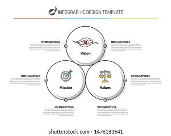 Infographic design template. Creative concept with 3 steps. Can be used for workflow layout, diagram, banner, webdesign. Vector illustration