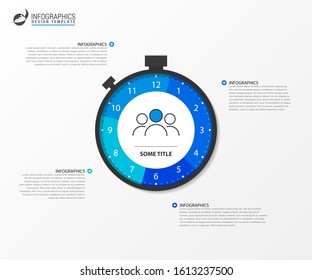 Infographic design template. Creative concept with 4 steps. Can be used for workflow layout, diagram, banner, webdesign. Vector illustration
