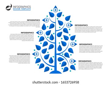 Plantilla de diseño gráfico. Concepto creativo con 6 pasos. Se puede utilizar para diseño de flujo de trabajo, diagrama, banner, diseño web. Ilustración del vector
