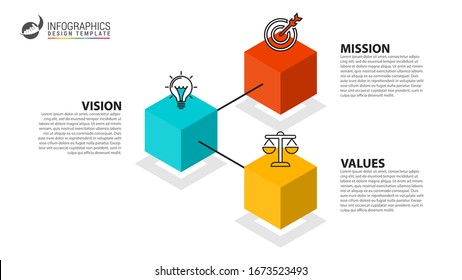 Infographic design template. Creative concept with 3 steps. Can be used for workflow layout, diagram, banner, webdesign. Vector illustration