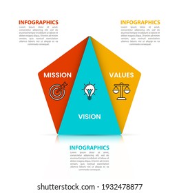 Infographic design template. Creative concept with 3 steps. Can be used for workflow layout, diagram, banner, webdesign. Vector illustration.