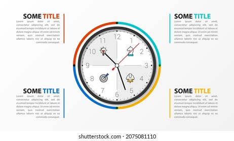 Infographic design template. Creative concept with 4 steps. Can be used for workflow layout, diagram, banner, webdesign. Vector illustration.