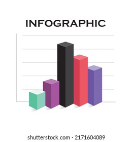 Plantilla de diseño infográfico. concepto de diseño creativo para diseño de flujo de trabajo de negocio diseño de banner de diseño web. Ilustración del vector