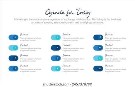 Infographic design template. Creative concept with 12 steps