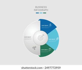 Infographic design template. Creative concept with 4 steps. Can be used for workflow layout, diagram, banner, webdesign. Vector illustration