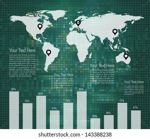 Infographic design template - Data Display