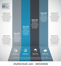 Infographic design template- display information with original and modern style. All elements in separate layer.