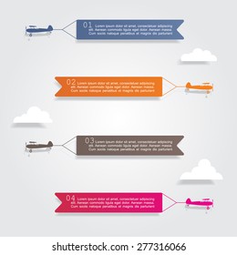 Infographic design template with elements and icons. Vector