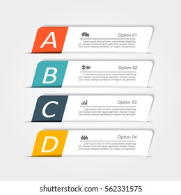 Infographic design template with elements and icons. Vector illustration.