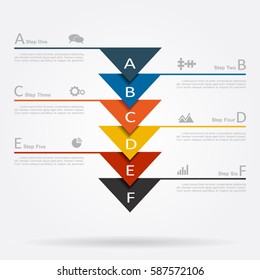 Infographic design template with elements and icons. Vector illustration.