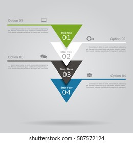 Infographic design template with elements and icons. Vector illustration.
