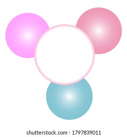 Infographic design template with empty space, logo design element.