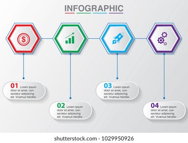 Infographic design template. EPS10 Vector. Use for banner, leaflet, wallpaper, website, poster and other design.