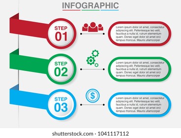 Infographic design template. EPS10 Vector. Use for banner, leaflet, wallpaper, website, poster and other design.
