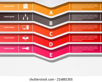 Infographic design template. File is in eps10 format.