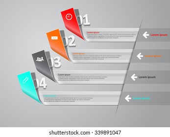 Infographic design template. File is in eps10 format.