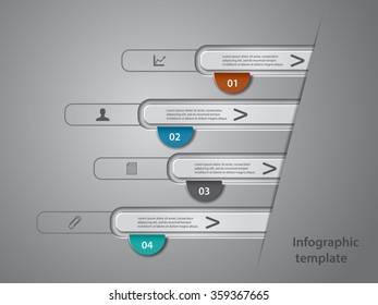 Infographic design template. File is in  eps10 format.