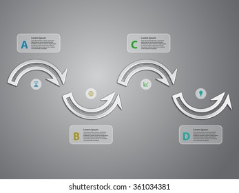 Infographic design template. File is in  eps10 format.