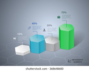 Infographic design template. File is in eps10 format.