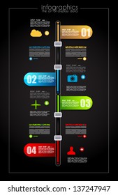 Modelo de projeto infográfico com cadeia de engrenagens. Ideal para exibir informações, classificação e estatísticas com estilo original e moderno.