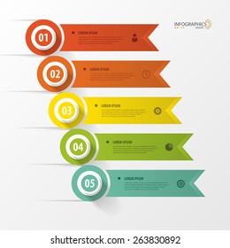 Infographic Design Template With Icons. Banner. Vector
