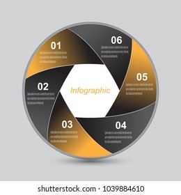 Info-graphic design template. Idea to display ranking and statistics.