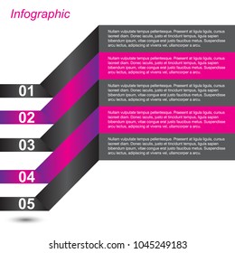 Info-graphic design template. Idea to display ranking and statistics.