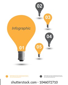 Info-graphic design template. Idea to display ranking and statistics.