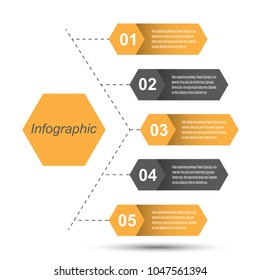 Info-graphic design template. Idea to display ranking and statistics.
