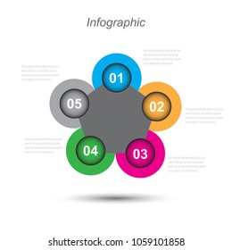 Info-graphic design template. Idea to display ranking and statistics.