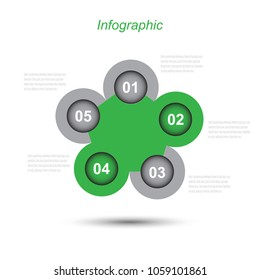 Info-graphic design template. Idea to display ranking and statistics.
