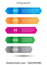 Info-graphic design template. Idea to display ranking and statistics.