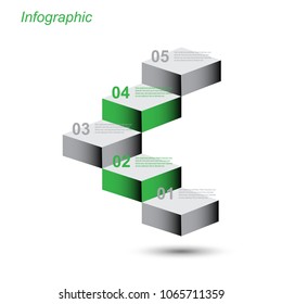 Info-graphic design template. Idea to display ranking and statistics.