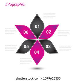 Info-graphic design template. Idea to display ranking and statistics.