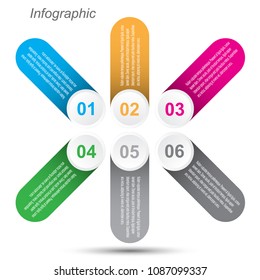 Info-graphic design template. Idea to display ranking and statistics.