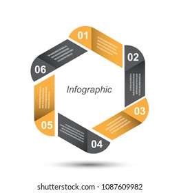 Info-graphic design template. Idea to display ranking and statistics.