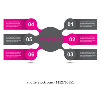 Info-graphic design template. Idea to display ranking and statistics.