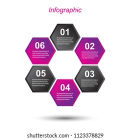 Info-graphic design template. Idea to display ranking and statistics.