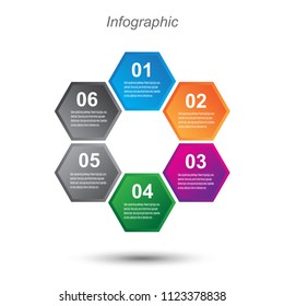 Info-graphic design template. Idea to display ranking and statistics.